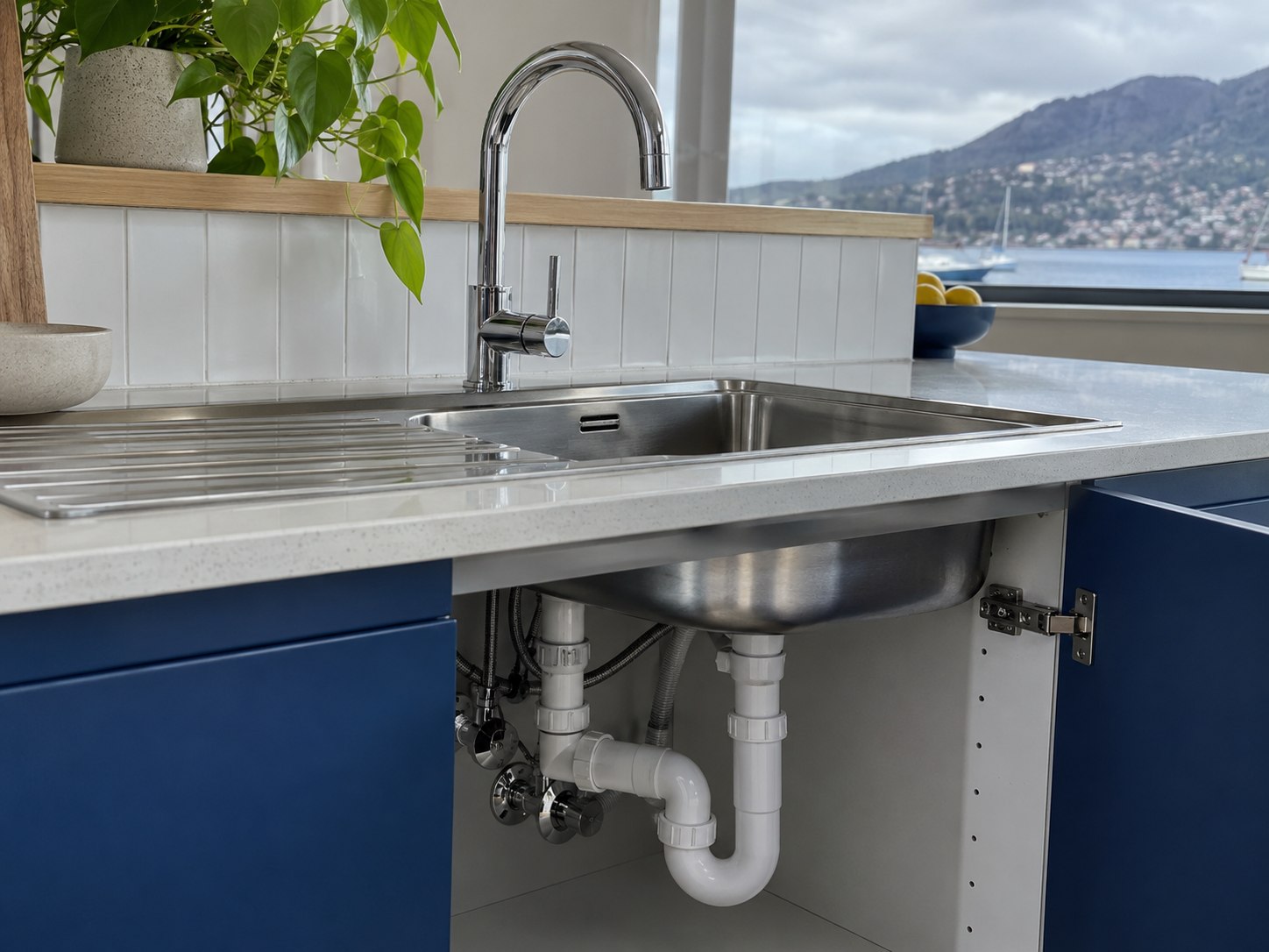 Illustrative modern kitchen plumbing in Hobart